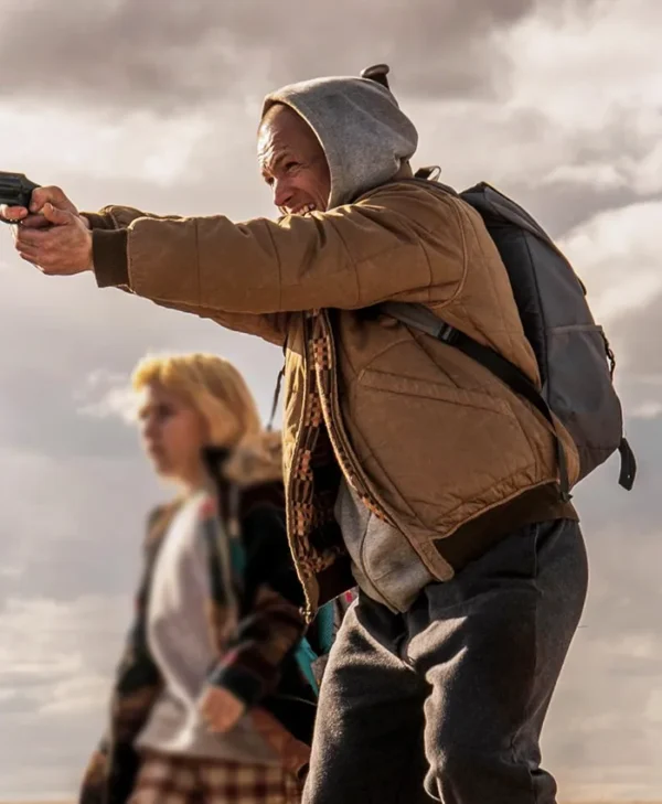 She Rides Shotgun Taron Egerton Bomber Jacket