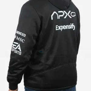 Shop Brad Pitt F1 Black Fleece Hoodie