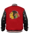 Shop Chicago Blackhawks Campbell Red and Black Jacket