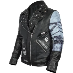 Shop The Nightmare Before Christmas Studded Leather Jacket