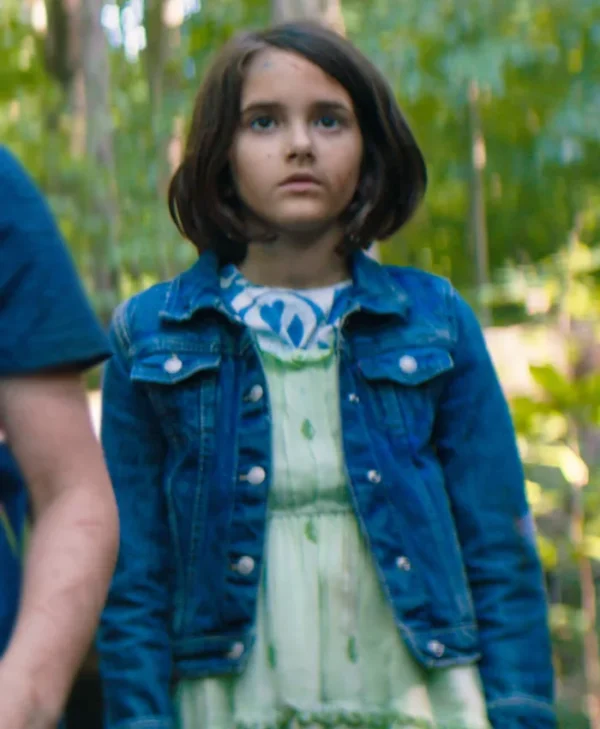 Sketch Bianca Belle Blue Denim Jacket Side