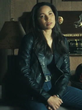 Smoke S01 Jurnee Smollett Black Leather Jacket