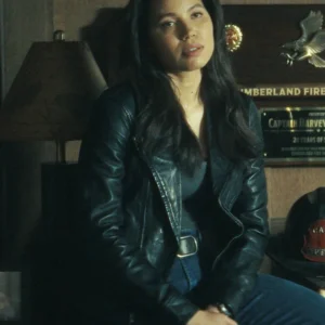 Smoke S01 Jurnee Smollett Black Leather Jacket