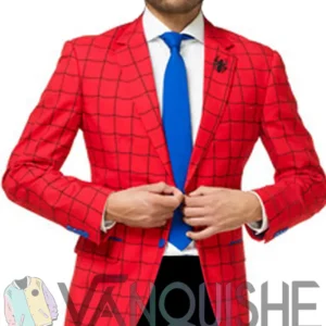 Spider Man Tuxedo Dress Suit closeup van