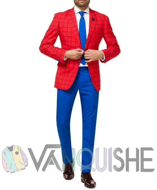 Spider Man Tuxedo Dress Suit van front