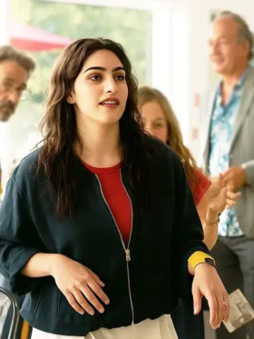 Stick S01 Lilli Kay Black Bomber Jacket Side