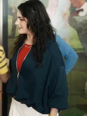 Stick S01 Lilli Kay Black Bomber Jacket Front