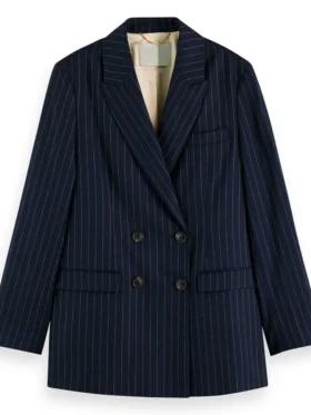 Stick S01 Lilli Kay Blue Pinstripe Blazer