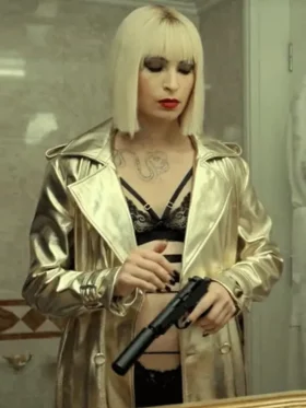 Subteran S01 Irina Artenii Golden Trench Coat Back