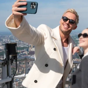 Superman Nicholas Hoult White Blazer