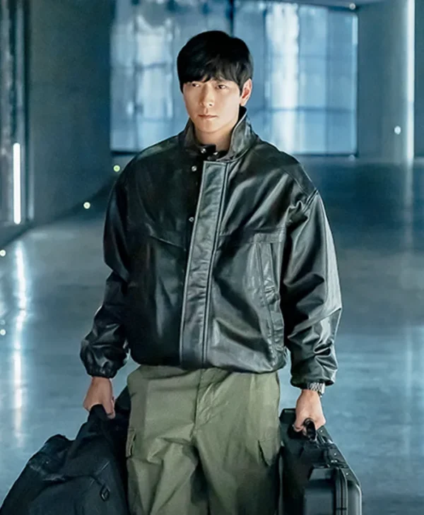 Tempest S01 Gang Dong-won Black Leather Jacket