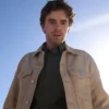 The Assassin S01 Freddie Highmore Beige Denim Jacket