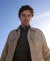 The Assassin S01 Freddie Highmore Beige Denim Jacket