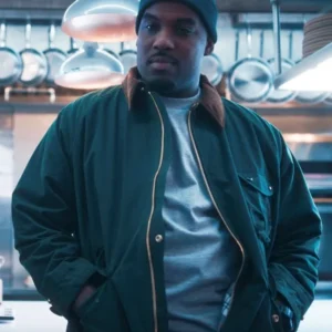 The Bear S04 Lionel Boyce Green Jacket Side