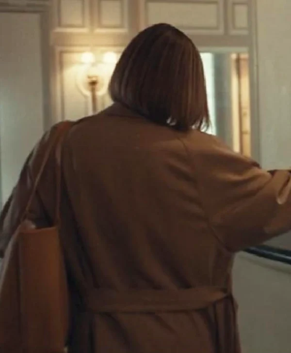 The Better Sister S01 Jessica Biel Brown Trench Cotton Coat