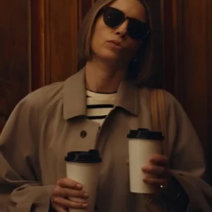 The Better Sister S01 Jessica Biel Brown Trench Coat