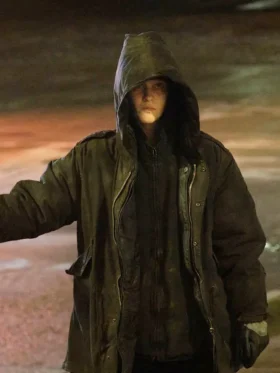 The Crow Girl S01 Clara Rugaard Hooded Jacket