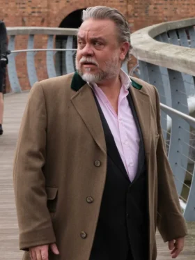 The Crow Girl S01 Lee Boardman Wool Coat Side