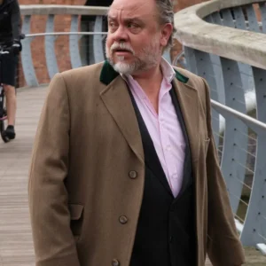 The Crow Girl S01 Lee Boardman Wool Coat Side