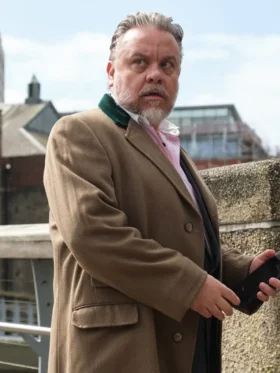 The Crow Girl S01 Lee Boardman Wool Coat Back