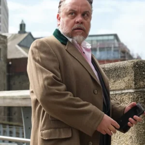 The Crow Girl S01 Lee Boardman Wool Coat Back