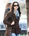The Devil Wears Prada 2 Anne Hathaway Brown Suede Blazer