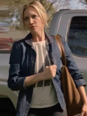 The Hunting Wives S01 Brittany Snow Denim Jacket Side