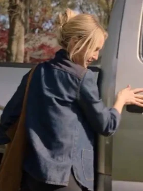 The Hunting Wives S01 Brittany Snow Denim Jacket Back