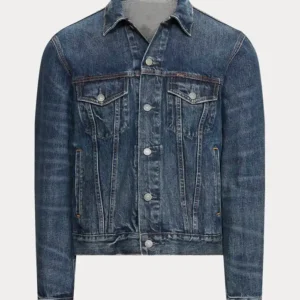 The Hunting Wives S01 Evan Jonigkeit Blue Denim Jacket