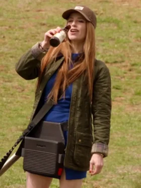 The Hunting Wives S01 Jaime Ray Newman Quilted Jacket Side