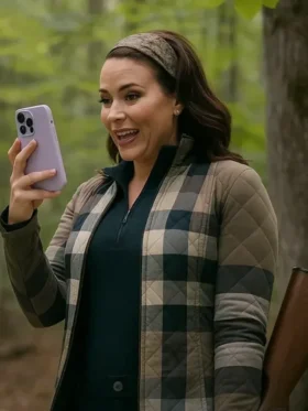 The Hunting Wives S01 Katie Lowes Quilted Jacket