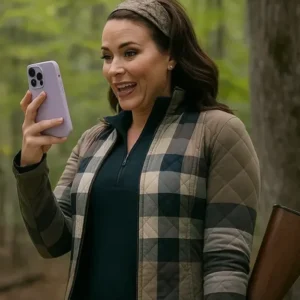 The Hunting Wives S01 Katie Lowes Quilted Jacket