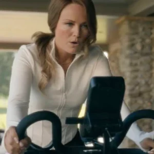 The Hunting Wives S01 Malin Akerman White Jacket