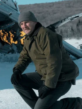 The Last Frontier S01 Jason Clarke Cotton Jacket