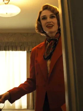 The Monkey Tess Degenstein Red Blazer Back