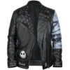 The Nightmare Before Christmas Studded Leather Jacket