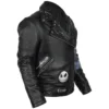 The Nightmare Before Christmas Studded Leather Jacket For Sale