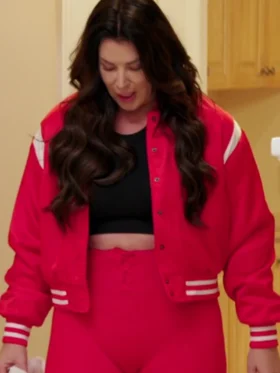 The Real Housewives of Orange County Emily Simpson Red Varsity Jacket