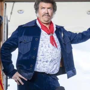 The Righteous Gemstones S04 Danny McBride Blue Velvet Jacket