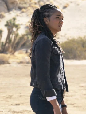 The Rookie S07 Mekia Cox Black Denim Jacket