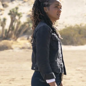 The Rookie S07 Mekia Cox Black Denim Jacket