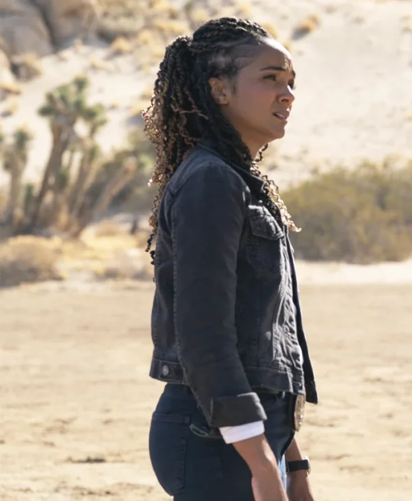 The Rookie S07 Mekia Cox Black Denim Jacket