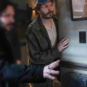 The Running Man Michael Cera Green Jacket