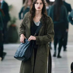 The Snow Girl S02 Milena Smit Green Trench Coat