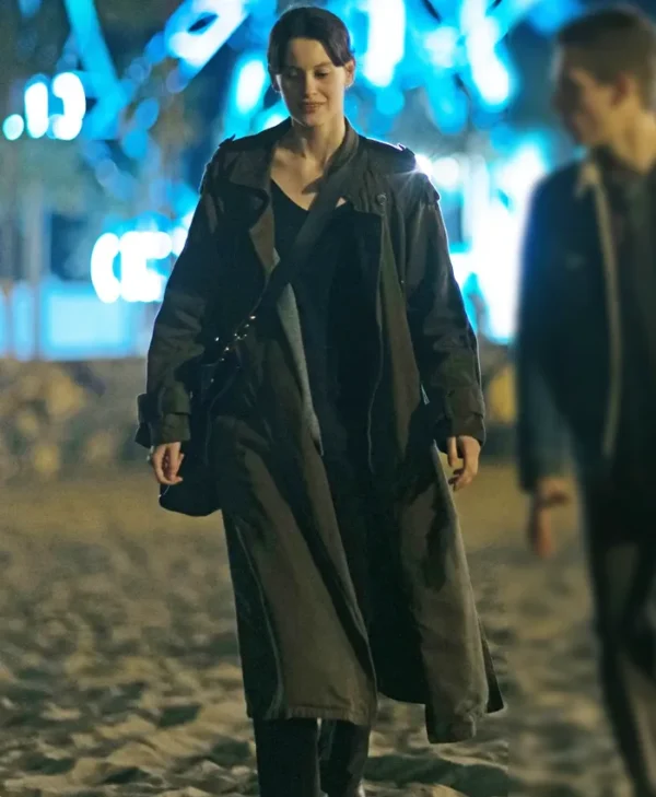 The Snow Girl S02 Milena Smit Green Coat