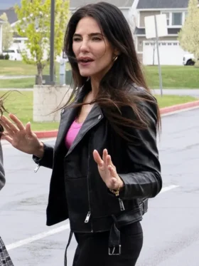 The Stranger in My Home Rebekah Graf Black Leather Jacket
