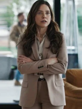 The Stranger in My Home Sophia Bush Blazer Back