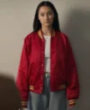 The Summer I Turned Pretty S03 Lola Tung Red Jacket