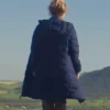 The Travellers 2025 Susie Porter Blue Puffer Coat