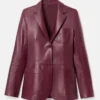 The View Ana Navarro Leather Blazer